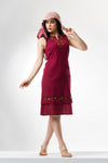 Cotton Gauze Dress - Sleeveless (Sibel)