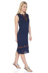 Cotton Gauze Dress - Sleeveless (Sibel)