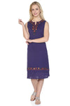 Cotton Gauze Dress - Sleeveless (Sibel)