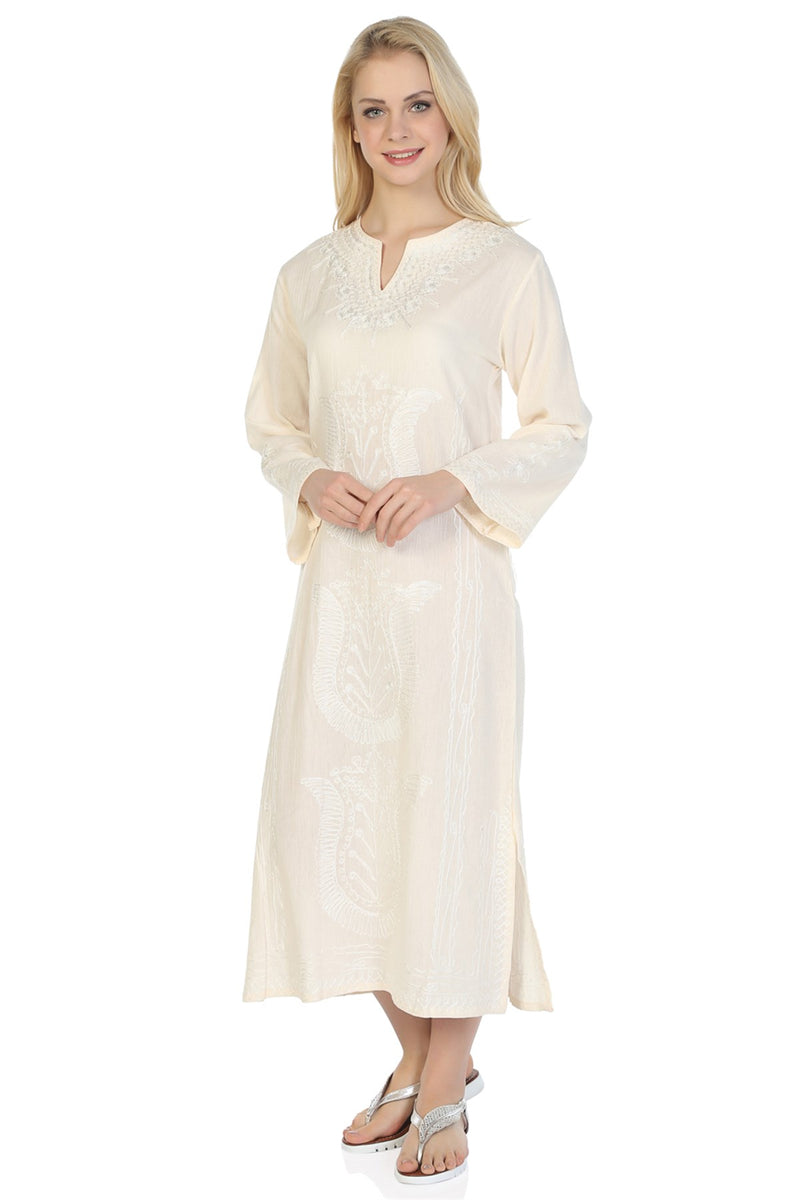 Cotton Gauze Dress (Kaftan)
