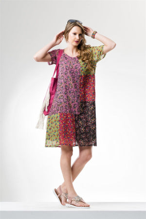 Cotton Gauze Dress - Short Sleeve (Feraye)