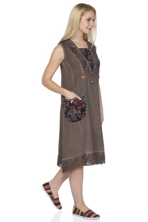 Cotton Gauze Dress - Sleeveless (Hurrem)