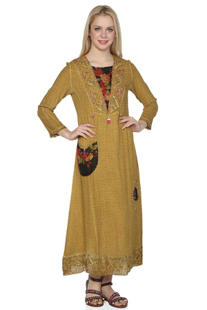 Cotton Gauze Dress - Long Sleeve (Hurrem)