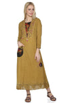 Cotton Gauze Dress - Long Sleeve (Hurrem)