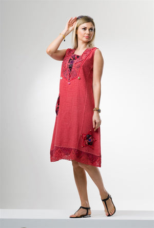 Cotton Gauze Dress - Sleeveless (Hurrem)