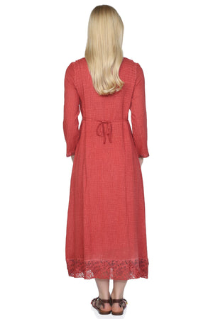 Cotton Gauze Dress - Long Sleeve (Hurrem)