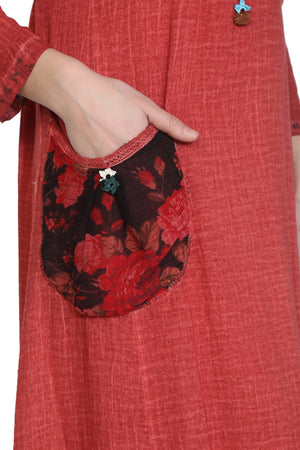 Cotton Gauze Dress - Long Sleeve (Hurrem)