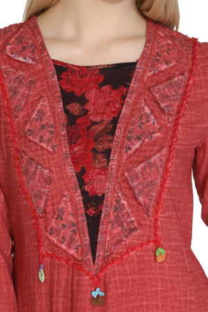 Cotton Gauze Dress - Long Sleeve (Hurrem)