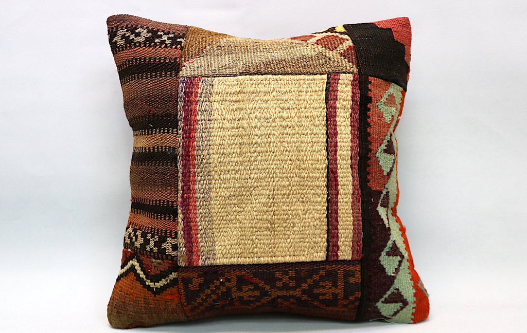 Patchwork Pillow, 16x16 in. (KW40402455)