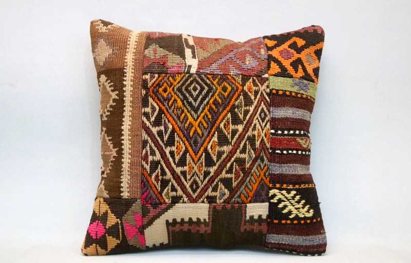 Patchwork Pillow, 16x16 in. (KW40402975)