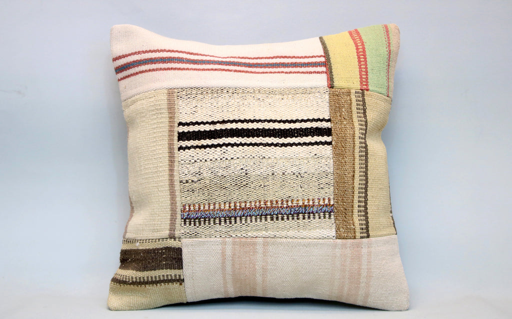 Patchwork Pillow, 16x16 in. (KW40402980)
