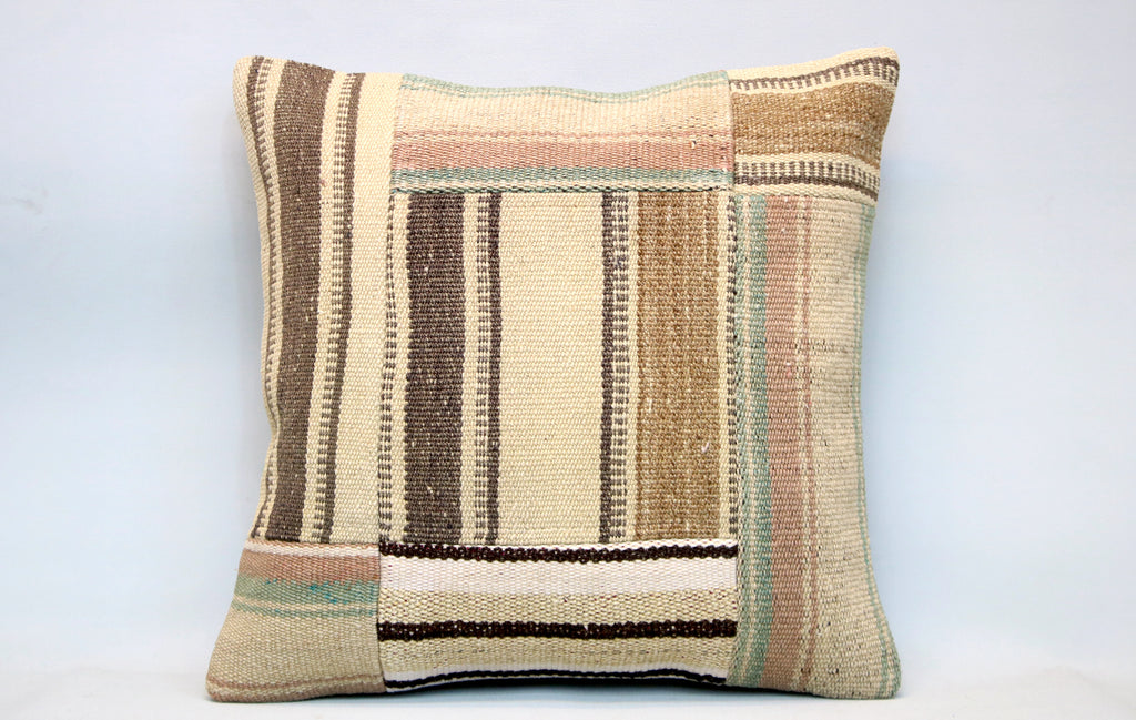 Patchwork Pillow, 16x16 in. (KW40402981)