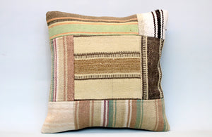 Patchwork Pillow, 16x16 in. (KW40402983)