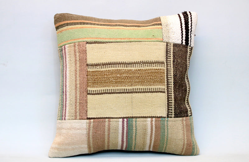 Patchwork Pillow, 16x16 in. (KW40402983)