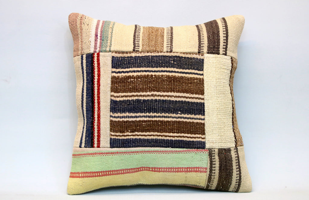 Patchwork Pillow, 16x16 in. (KW40402985)