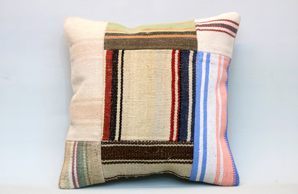 Patchwork Pillow, 16x16 in. (KW40402987)