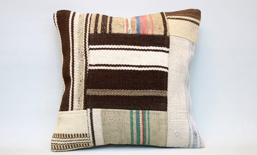 Patchwork Pillow, 16x16 in. (KW40403103)