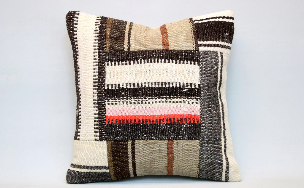 Patchwork Pillow, 16x16 in. (KW40403105)