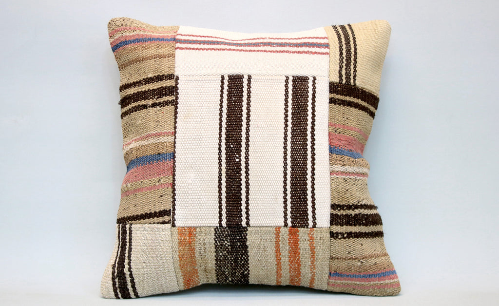 Patchwork Pillow, 16x16 in. (KW40403108)