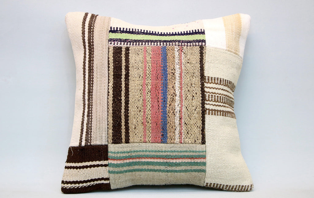 Patchwork Pillow, 16x16 in. (KW40403122)