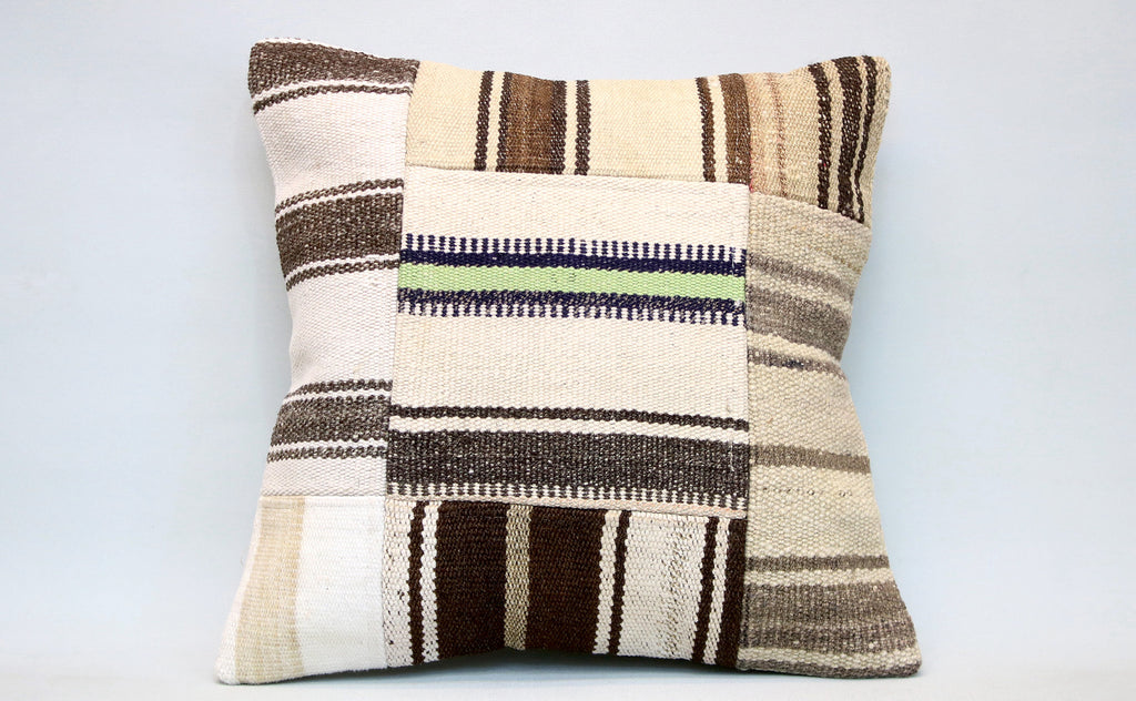 Patchwork Pillow, 16x16 in. (KW40403126)