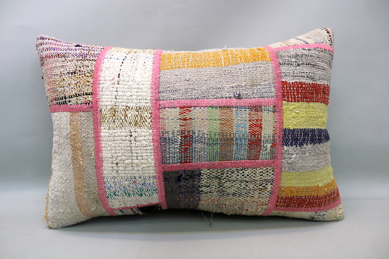 Patchwork Kilim Pillow, 16x24 in. (KW40601050)