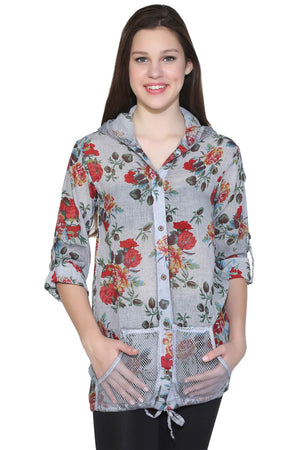 Nature Blouse (Hooded)