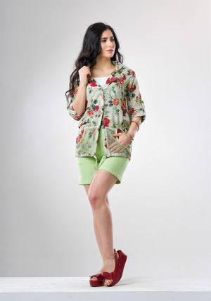 Nature Blouse (Hooded)