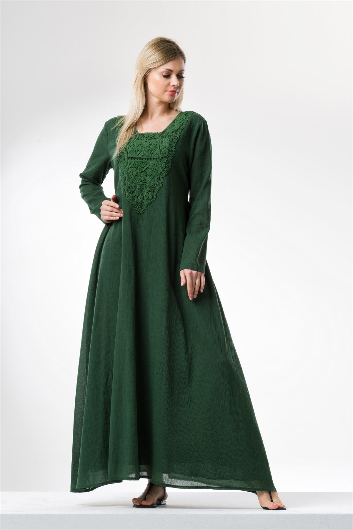 Cotton Gauze Dress (Gunes) - Women's Dresses - 62.00 Cotton Gauze Dress (Gunes) - Women's Dresses - 62.00