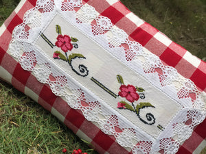 16"x24" Cross Stitch Pillow Cover (HY56)
