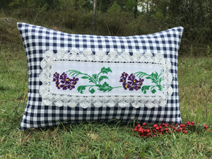 16"x24" Cross Stitch Pillow Cover (HY60)