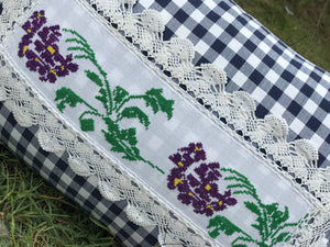 16"x24" Cross Stitch Pillow Cover (HY60)