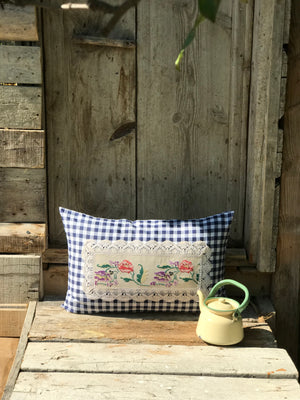 16"x24" Cross Stitch Pillow Cover (HY7)