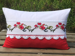 16"x24" Cross Stitch Pillow Cover (HY8)