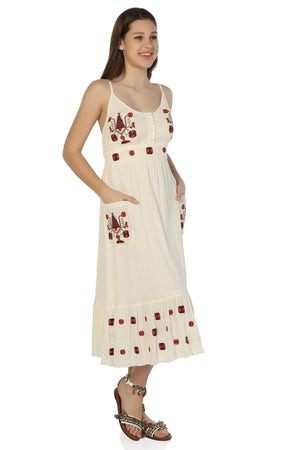 Cotton Gauze Dress (Tugra)