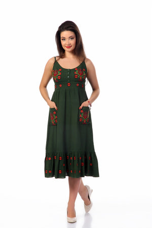 Cotton Gauze Dress (Tugra)