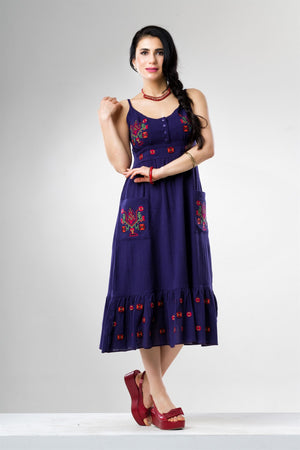 Cotton Gauze Dress (Tugra)