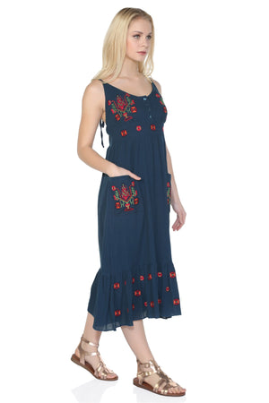 Cotton Gauze Dress (Tugra)