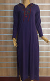 Cotton Gauze Dress - Hooded and Long Sleeve (Asli)