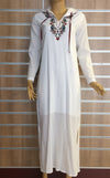 Cotton Gauze Dress - Hooded and Long Sleeve (Asli)