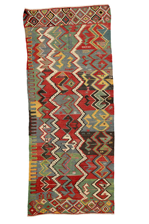3'5"x8'4" Antalya Kilim Rug (KW150558)