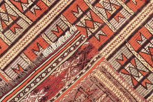 3'7"x5'1" Fethiye Kilim Rug (KW040730)