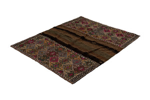 3'8"x4'3" Bayburt Kilim Rug (KW220630)