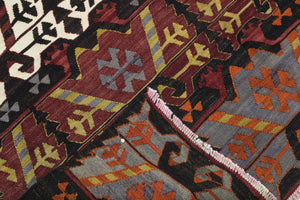 4'1"x5'9" Afyonkarahisar Kilim Rug (KW210371)