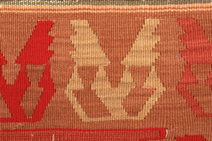 4'2"x5'8" Turkish Kilim Rug (KW090670)