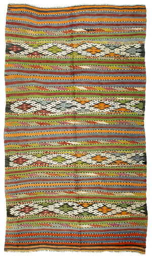 4'6"x7'5" Balikesir Kilim Rug (KW150388)