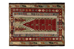 4'6"x5'6" Obruk Kilim Rug (KW150171)