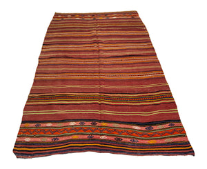 4'7"x7'5" Fethiye Kilim Rug (KW190025)