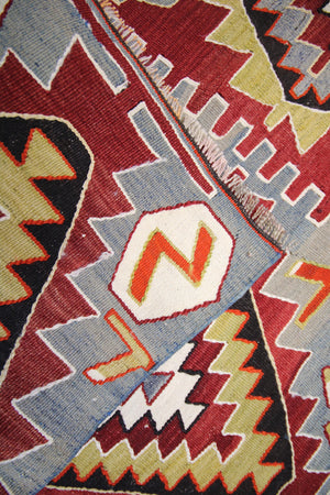 4'7"x9'6" Oushak Kilim Rug (KW170144)