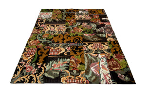 4.8x6.4 ft. Patchwork Kilim Rug (KW120812)
